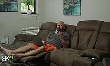 ghostface pounds tattooed milf's shaved pussy and big ass in lingerie