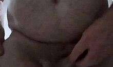 rustyas1 pisses then plays with small cock