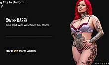 imagine your tattooed latina trad wife sucking cock and taking cum in the kitchen
