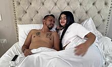 big ass latina mia montiel too horny bends over for friend's monster cock doggystyle