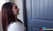 hey stepsis kiana kumani and rion king sneak risky handjob fingering fun at stepgrandpa's with her narrow ass and small tits