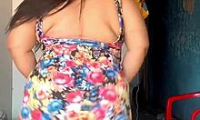 omg sigilosabbw's huge oiled ebony bbw ass dances wild in fishnets backstage pt3 🔥🍑