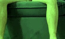 Young amateur couple voyeur style with hot ass sitting deep on cock