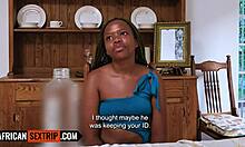 big white cock stretchin my petite ebony teen pussy sooo fuckin wide