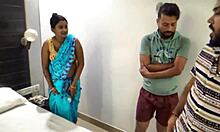 indian friends hardcore fuck seductive beautiful maid in wild desi threesome