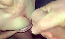 me and stepmom home alone... i fuck her wet pussy hard and cum all over those big natural tits