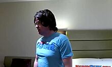 real newbie tricked into sucking off yorkshire nerd on cam