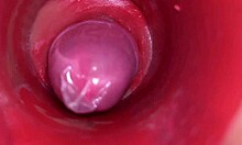 Camera Deep Inside Pussy Captures Powerful Creampie Cumshot in 4K ASMR