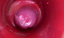 Camera Deep Inside Pussy Captures Powerful Creampie Cumshot in 4K ASMR