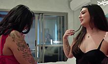 brazilian latina lesbians masturbate lick big asses in lingerie