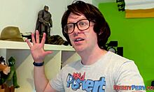 real newbie tricked into sucking off yorkshire nerd on cam