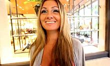 public miami bal harbour deepthroat face fucking ends in facial cumshot on fat wife