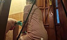 Anastasia Mistress Strapon Fucks Sasha Earth Anal in Toilet