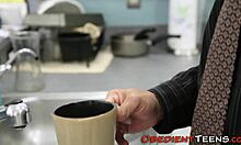 BDSM Teen Face Drenched In Monster Cock Spunk