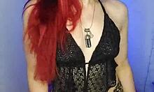 your wife the slutty redhead secretary bosses the small cock cuck with dirty talk while jefe's huge dick owns her bent over