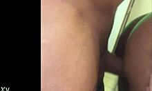 Latina babe squirts hard in threesome