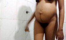 doesn't my pregnant indian teen wife crave romantic bath sex?