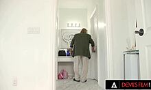 penelope woods' tight latina ass wrecked by old man's monster cock deepthroat rimjob