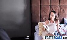 sexy nerdy stepdaughter gets strict lesson on stealing wrong