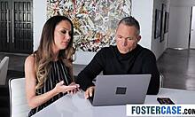 sexy nerdy stepdaughter gets strict lesson on stealing wrong