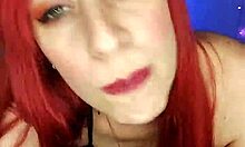 your wife the slutty redhead secretary bosses the small cock cuck with dirty talk while jefe's huge dick owns her bent over