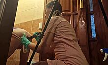 Anastasia Mistress Strapon Fucks Sasha Earth Anal in Toilet