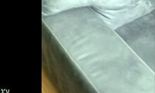 Latina babe squirts hard in threesome