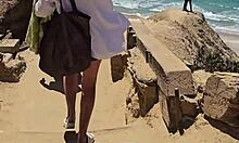 alexey panin sugarnadya and busty girlfriend explore san diego nudist beach debauchery