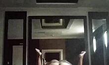 Filmed video call with cuckold while motel pounding by real stud brazilian style 😈