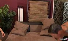 Petite Blonde Teen Tinslee Busted Masturbating Fucked by Step-Mom's Friend