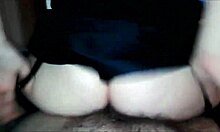 Chubby Plump Beauty Rides Cock Deep in Fat Asshole Homemade POV Anal