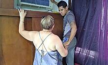 technician's huge cock surprises the chubby latina mommy during home service, huh?