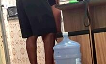 Did hotwife Belinha seduce delivery guy and Uber moto for two mouth cumshots?