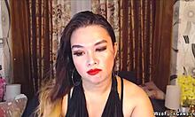 brunette asian babe chats cute on webcam solo homemade beautiful fun 😘💋