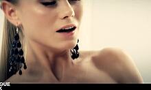 Ukrainian Blonde Nancy A Fingers Wet Pussy in Hot Solo Session