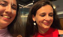 Neighbors suck huge cock for facial cumwalk