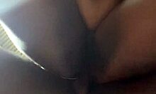 big ass ebony kingtaiza bounces chubby cheeks on bbc creampie