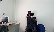 shy guy's first time tempts hot stylist seduction