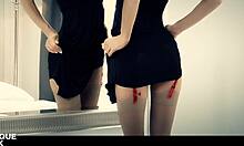 Ukrainian Blonde Nancy A Fingers Wet Pussy in Hot Solo Session