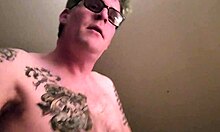 shemale chokes on cock then takes deep anal creampie finish
