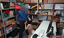 officer rams busty latina shoplifter deep ripping clothes domination office reality