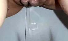 PREGNANT MILF Squirts in Toilet with Big Pussy Orgasm!