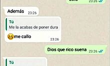 Mi novia prueba la leche y me dice que le encanta en web chat caliente