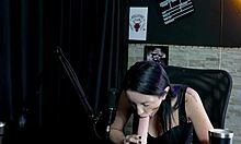 Safada vitoria vonteese deepthroats strips and spreads her tasty ass wide open