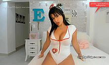 sexy nurse cosplay roleplay dirty talk twerk big natural tits brazilian perfect blowjob