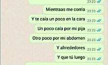 Mi novia prueba la leche y me dice que le encanta en web chat caliente