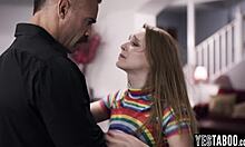 stepdad pounds teen stepdaughter crush! 🔥🍑