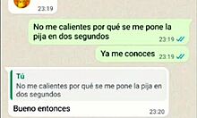 Mi novia prueba la leche y me dice que le encanta en web chat caliente