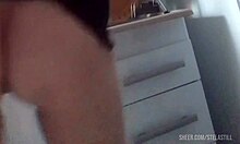 Short Small Dick Man Fails with Big Pussy Lips on Blonde Mature Milf!