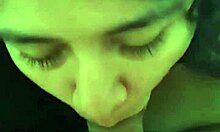 AURORA ESTELAR SUCKS HUNTER 666 DEEP then gulps hot milk for breakfast